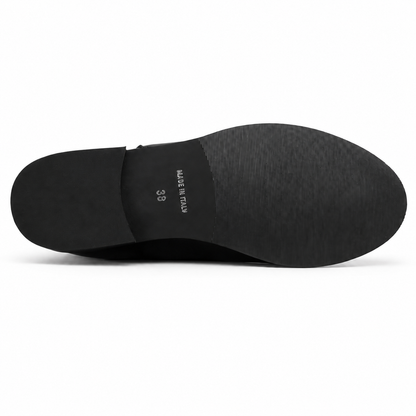 MADE IN ITALY STIVALE V90 VITELLO NERO su sfondo bianco