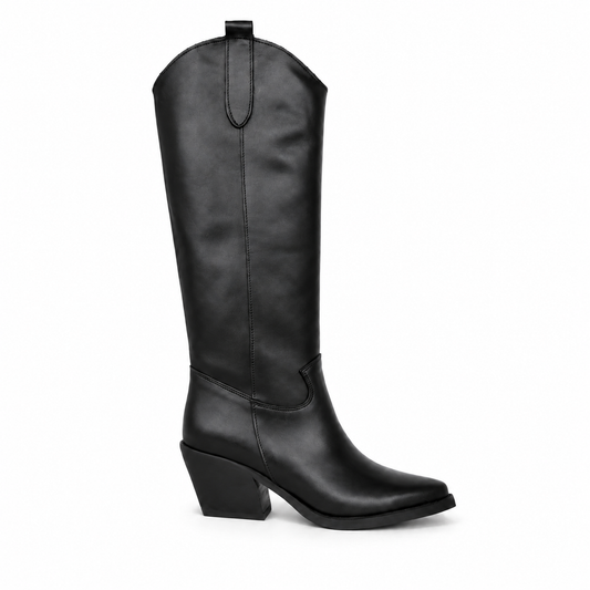 MADE IN ITALY TEXANO 902 NERO su sfondo bianco