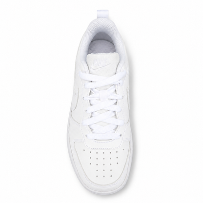 NIKE COURT BOROUGHT LOW RECRAFT BIANCA su sfondo bianco