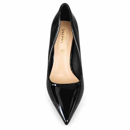 OLIVIA 82188 BLACK GLOSSY su sfondo bianco