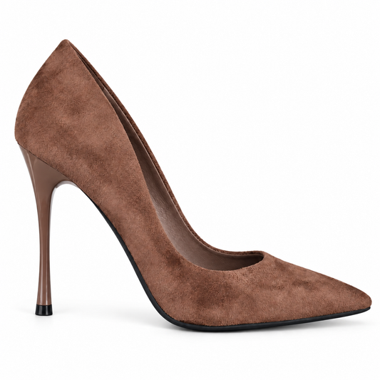 OLIVIA 82188 KHAKI CAMOSCIO su sfondo bianco