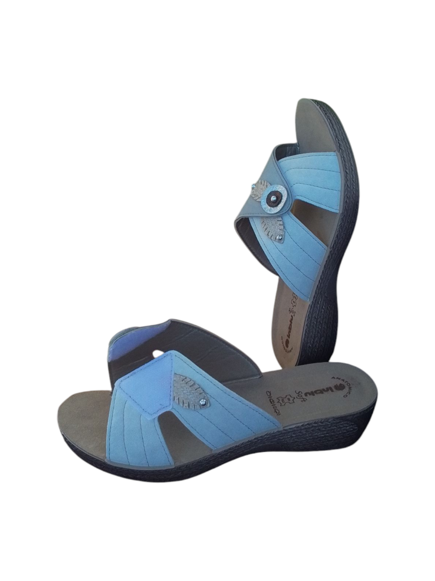 In blu ciabatte donna,art. GL59, colore bianco