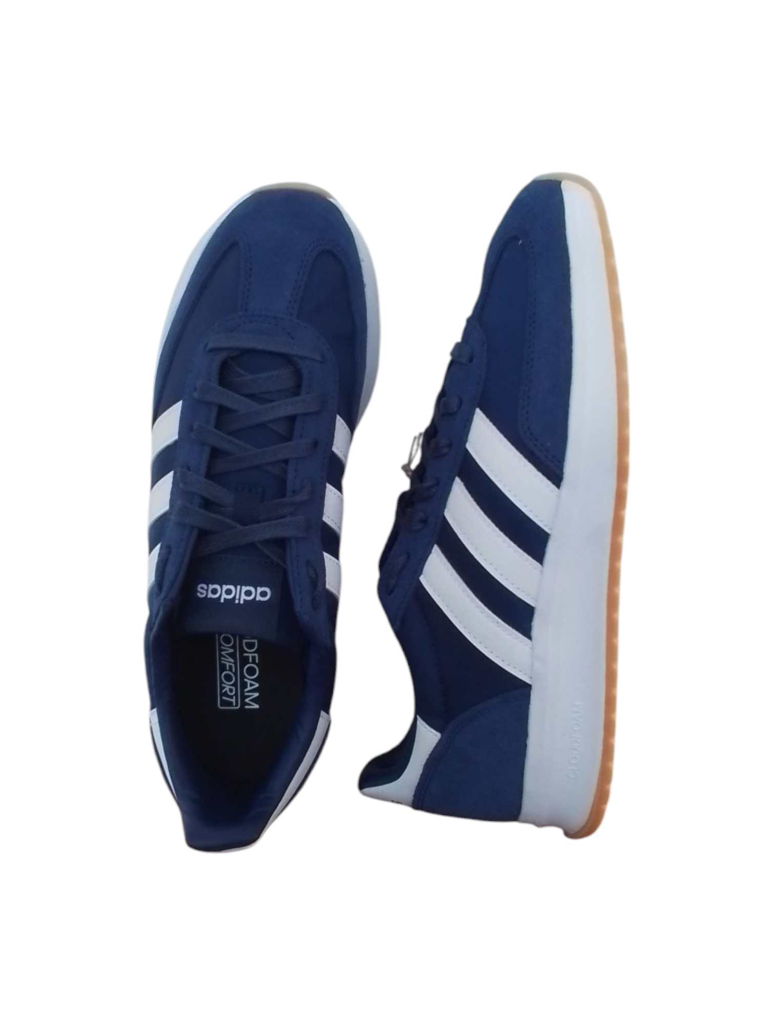 Adidas sneakers uomo, art. RUN 70, colore blu/ bianco