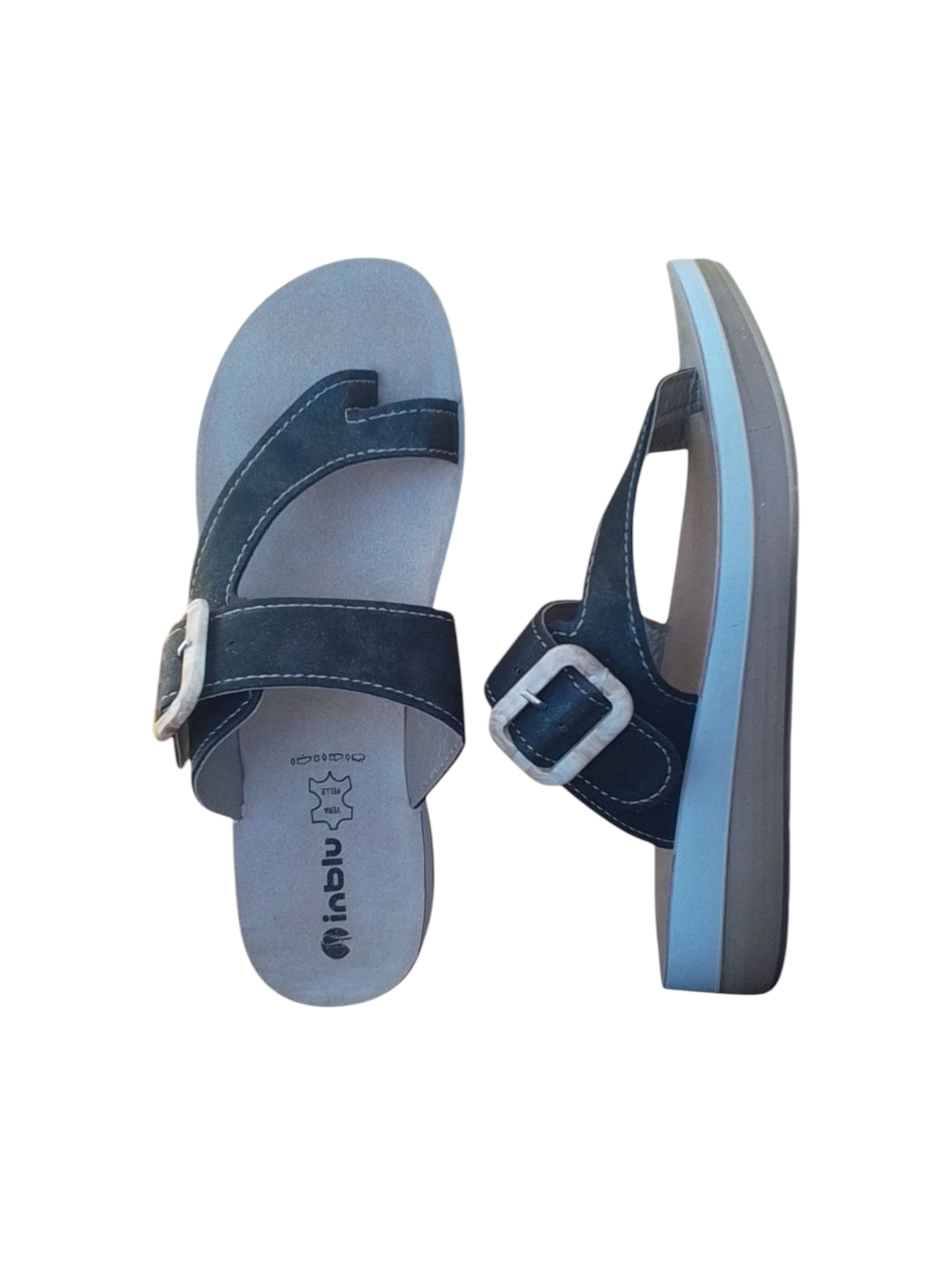 In blu infradito donna, art. FT15, colore nero