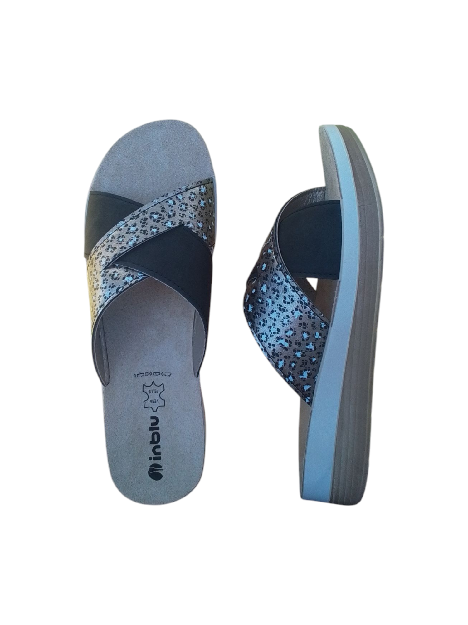 In blu ciabatte donna,art. FT13, colore nero
