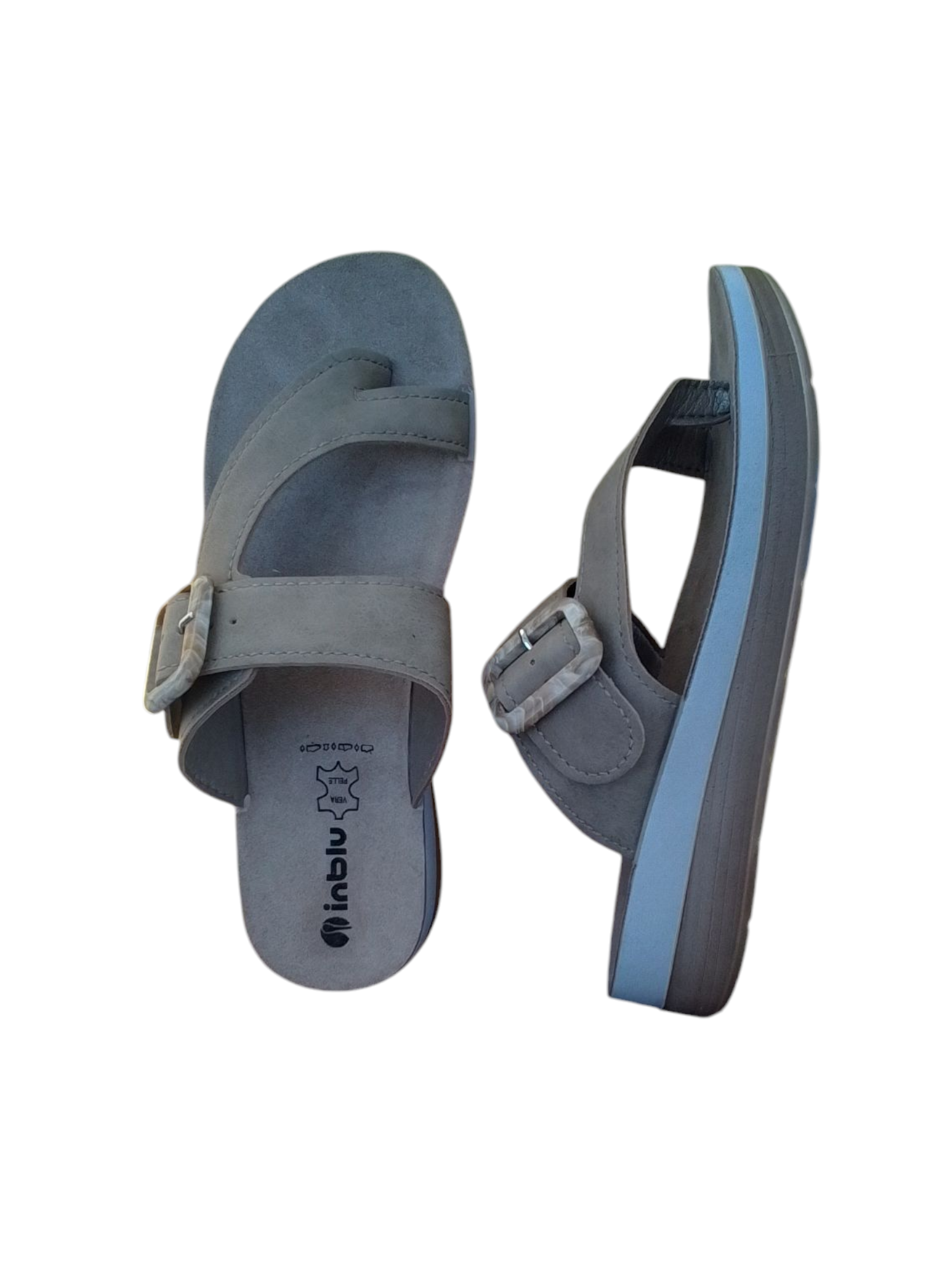 In blu infradito donna, art.FT 15, colore sabbia