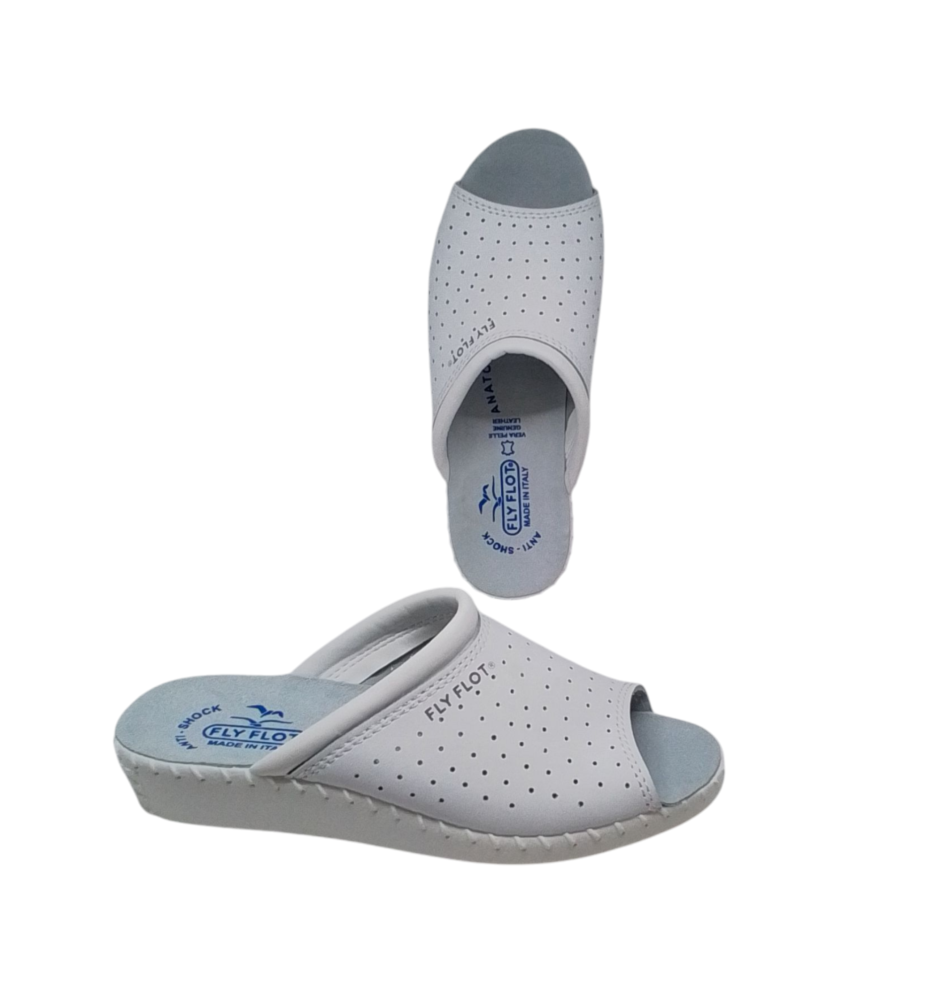 Ciabatte Donna Fly Flot Con Tomaia Stretch - Sottopiede In Pelle Estraibile, Suola Antiscivolo | Comfort E Stile - Foto 3