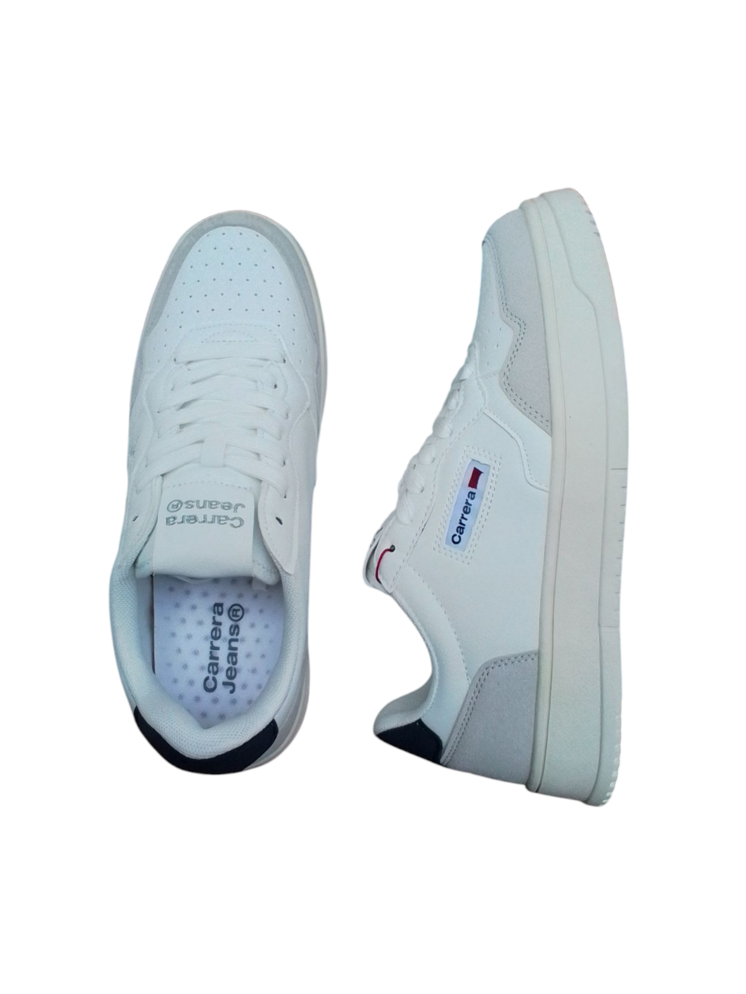Carrera sneakers uomo, art. 25100, colore white navy