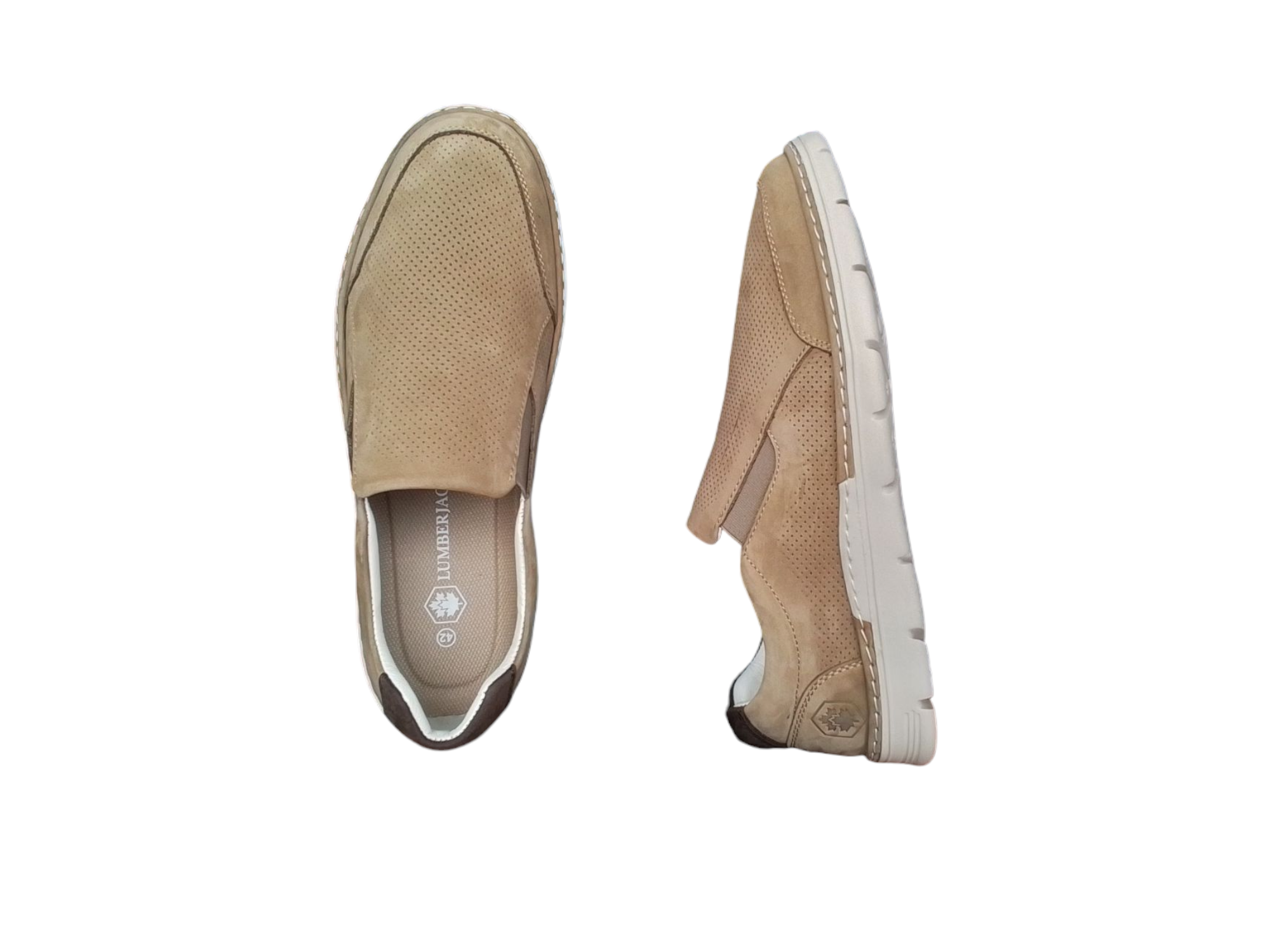 Lumberjack mocassino uomo, art,Gino 7502, colore beige
