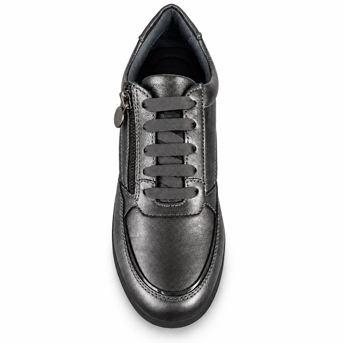 STONEFLY 221733 SNEAKER ZIP GRIGIO LAMINATO