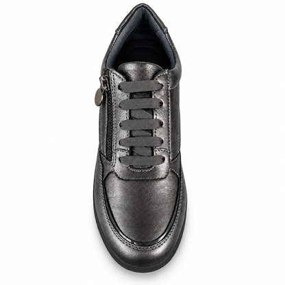 STONEFLY 221733 SNEAKER ZIP GRIGIO LAMINATO