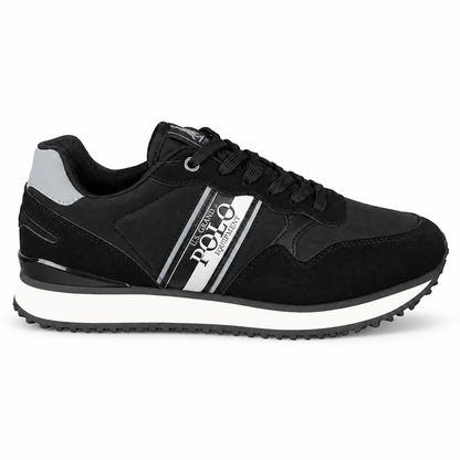 U.S. GRAND POLO 12240 BLACK su sfondo bianco