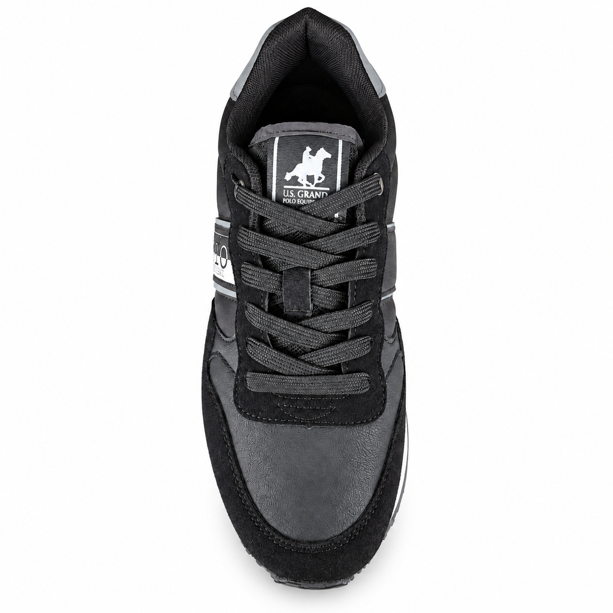 U.S. GRAND POLO 12240 BLACK su sfondo bianco