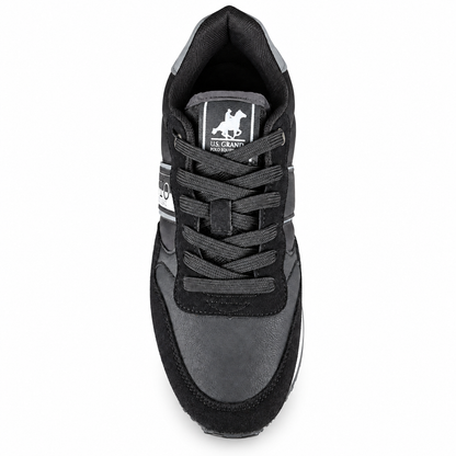 U.S. GRAND POLO 12240 BLACK su sfondo bianco