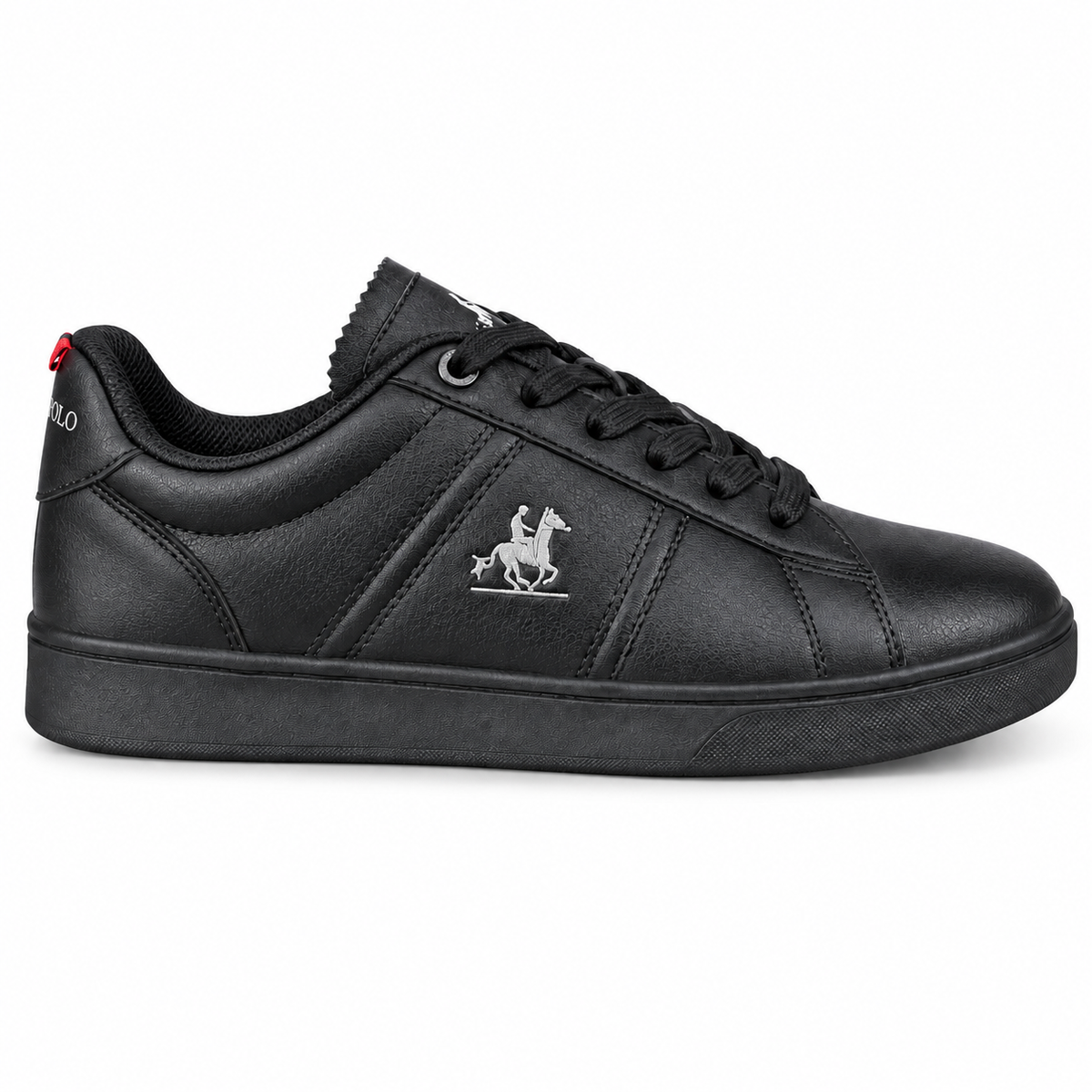 U.S. GRAND POLO 23205 BLACK su sfondo bianco