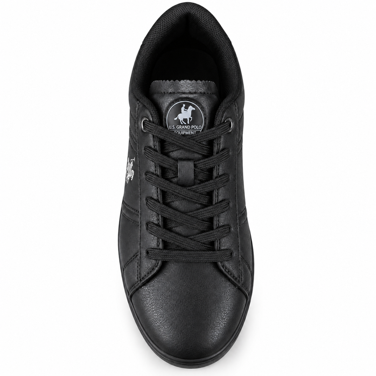U.S. GRAND POLO 23205 BLACK su sfondo bianco