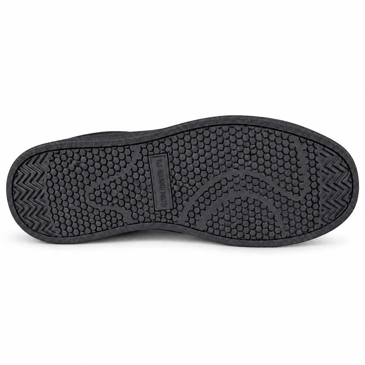 U.S. GRAND POLO 23205 BLACK su sfondo bianco