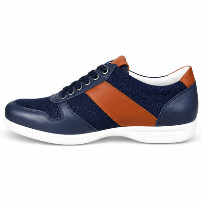 WORLAND ACHILLE BLU/CUOIO