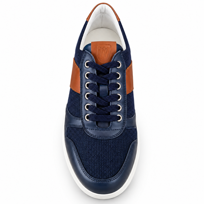WORLAND ACHILLE BLU/CUOIO